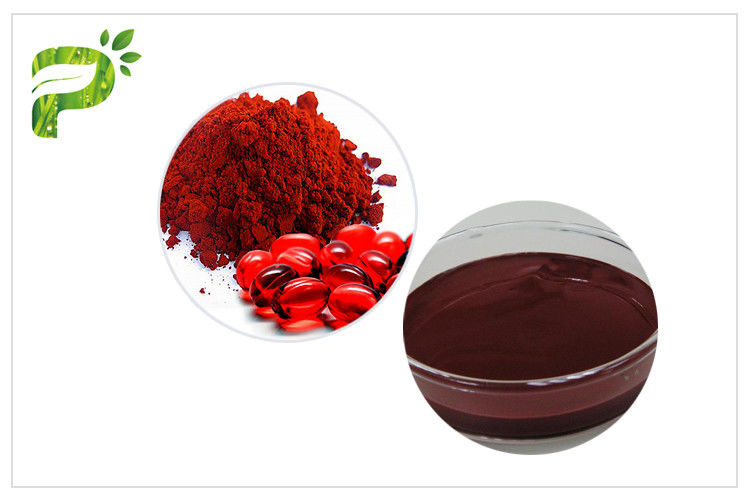 CAS 472 61 7 Haematococcus Pluvialis استخراج مضاد الأكسدة Astaxanthin للذوبان في الماء البارد